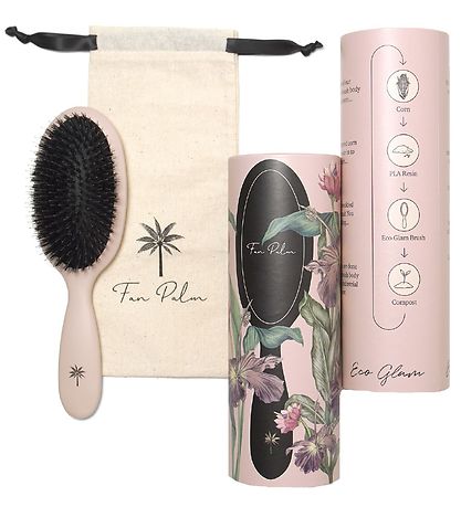 Fan Palm Hairbrush - Large - Eco Glam