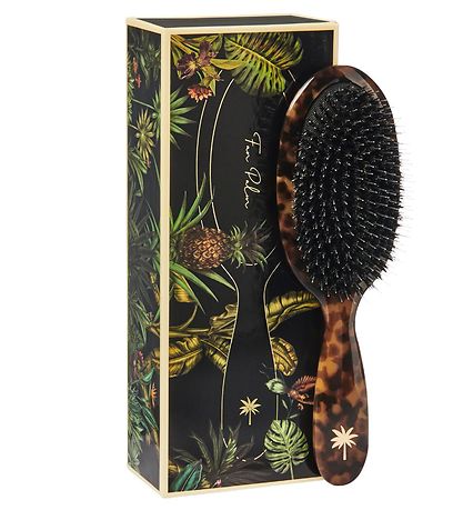 Fan Palm Hairbrush - Medium - Turtle