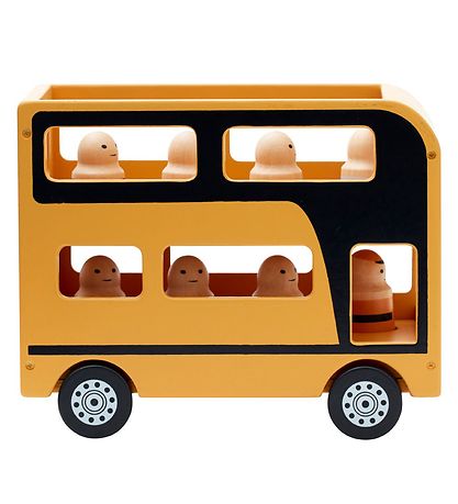 Autobus à Impériale Kids Concept - 25 cm - Aiden - Jaune av. Fig