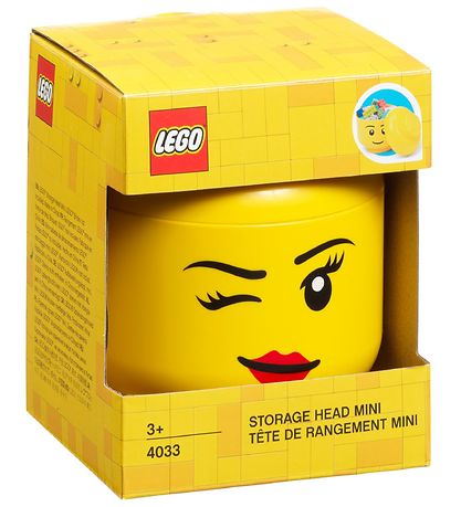 LEGO® Storage Storage Box - Mini - Head - 12 cm - Blink