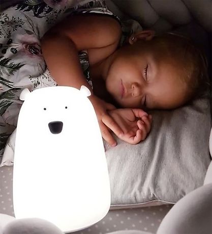 Rabbit & Friends Lamp - Large Bear w. Remote control - 11x17 cm