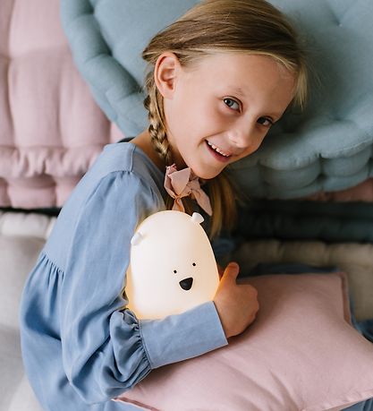 Rabbit & Friends Lamp - Large Bear w. Remote control - 11x17 cm