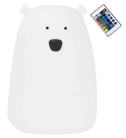 Rabbit & Friends Lamp - Large Bear w. Remote control - 11x17 cm