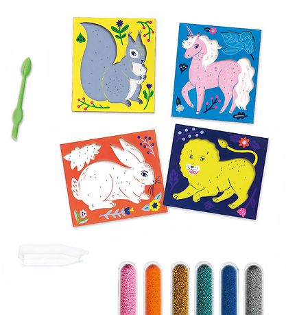 Djeco Microperlen - Artistic Beads - Flowers and Fur