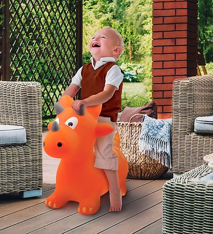 Ludi Bouncing Animal - Dino - Orange