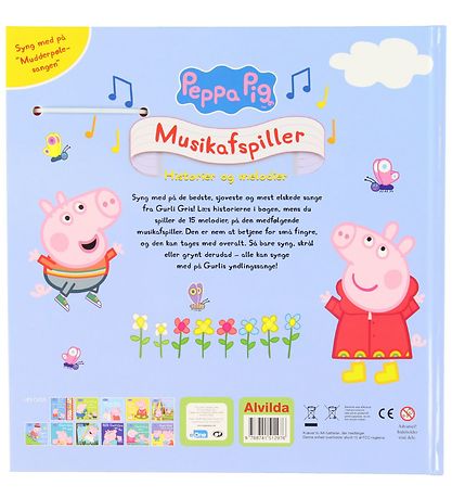 Alvilda Book - Peppa Pig Music Player - Danish