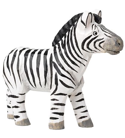ferm Living Handgerð mynd - 13,5 cm - Röndótt Zebra