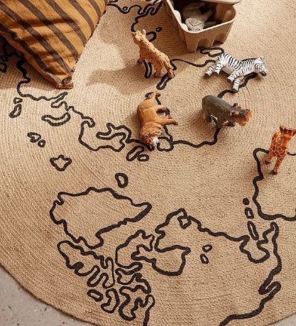 ferm Living Handgerð mynd - 11,5 cm - Grár fíll