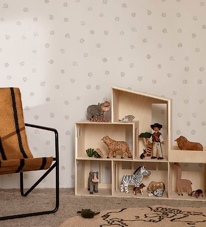 ferm Living Handgerð mynd - 11,5 cm - Grár fíll