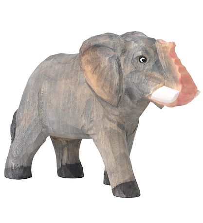 ferm Living Figurine faite  la main - 11,5 cm - Gris lphant