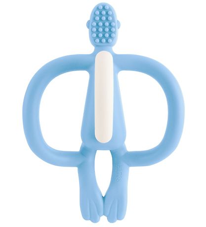 Matchstick Monkey Teether - Monkey Teething - Light Blue