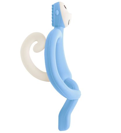 Matchstick Monkey Teether - Monkey Teething - Light Blue