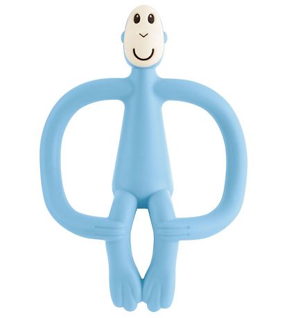 Matchstick Monkey Teether - Monkey Teething - Light Blue