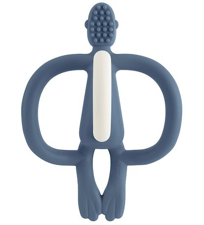 Matchstick Monkey Teether - Monkey Teething - Airforce Blue