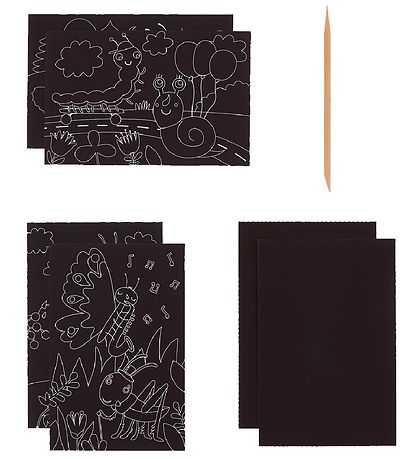 Ooly Scratch and Scribble Mini Set - Big Buddies
