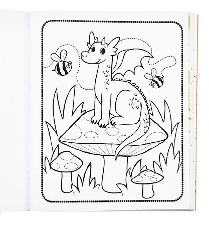 Ooly Colouring Book - 31 Pages - Knights and Dragons