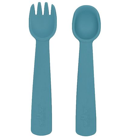 We Might Be Tiny Besteckset - Silikon - Blue Quaste