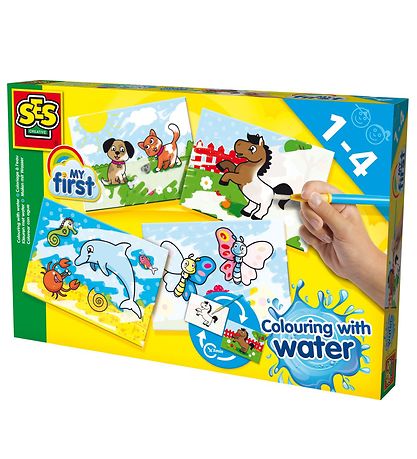 SES Creative Vattenfärger - Min Första Vattenfärgslåda