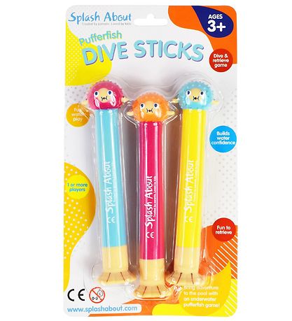 Splash About Dive Sticks - 3 psc. - Pufferfish