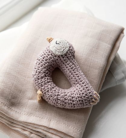 Sebra Hringla - Hekl - Fuglinn Bliss - Misty Rose