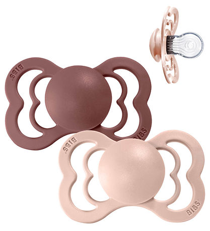 BIBS Supreme+ Schnuller - Gr. 1 - 2er-Pack - Symmetrisch - Waldm