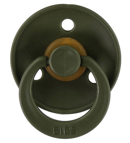 BIBS Colour Pacifiers - Size 1 - 2-Pack - Round - Sage/Hunter Gr