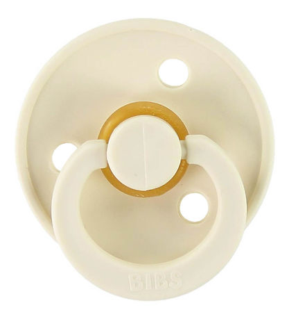 BIBS Colour Pacifiers - Size 1 - 2-Pack - Round - Ivory/Sage