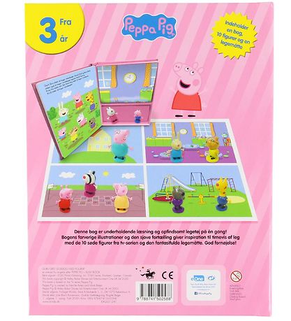 Alvilda Book with Figures - Peppa Pig - Danish