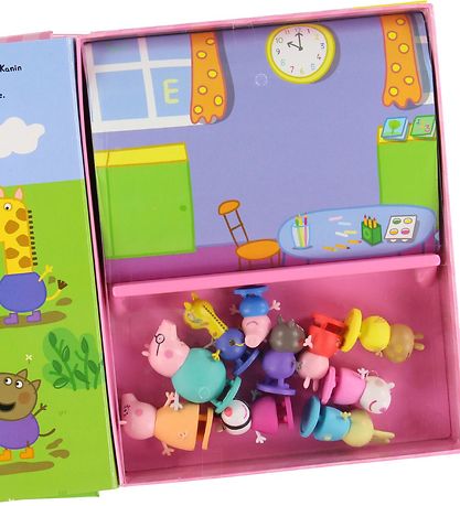 Alvilda Book with Figures - Peppa Pig - Danish