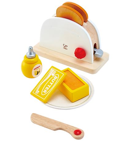 Hape Play Set - 7 Parts - Toaster