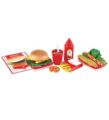 Hape Play Food - 27 parts - Fast Food