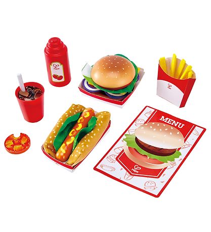 Hape Play Food - 27 parts - Fast Food