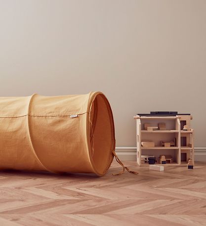 Kids Concept Play tunnel - 47x150 cm - Yellow