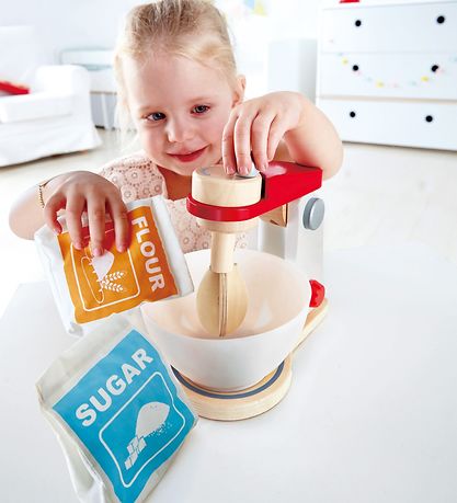 Hape Play Set - 4 Parts - Mix & Bag Mixer