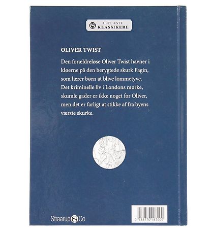 Straarup & Co Book - Letlæste Klassikere - Oliver Twist - Danish