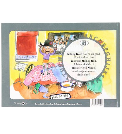 Straarup & Co Book - Hej ABC - Nils og Nova Siger N - Danish