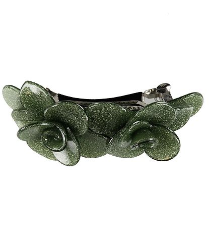 Petit Town Sofie Schnoor Hair Clip - 9x5 cm - Flowers - Green