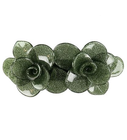Pince à cheveux Petit by Sofie Schnoor - 9x5 cm - Fleurs - Vert