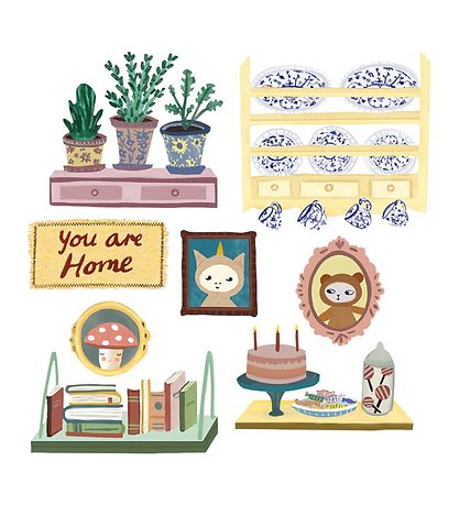 Fabelab Decoration Tape - 3 pcs. - Home Sweet Home