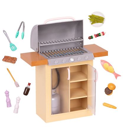 Our Generation Grill with accessories