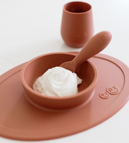 EzPz Dinner Set - Silicone - 4 Parts - Sienna