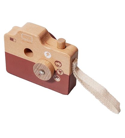 Petit Monkey Kamera - Trä - Brun