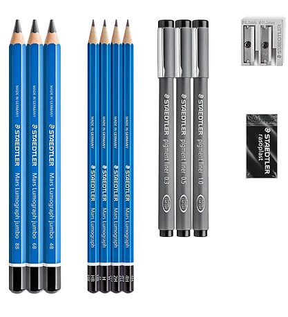 Staedtler Piirrustussarjat - 12 Osaa