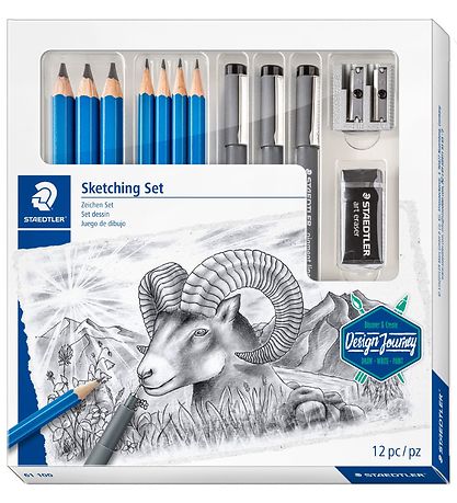 Staedtler Piirrustussarjat - 12 Osaa