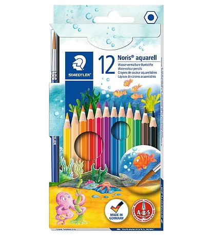 Staedtler Trélitir - Noris Aquarell - 12 Stk. M. Bursti