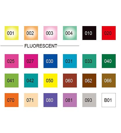 Zig Tuschen - Textilstifte - Twin - 24 st.