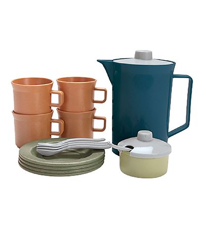 Dantoy BIO Plastic Kaffisett - 17 Partar