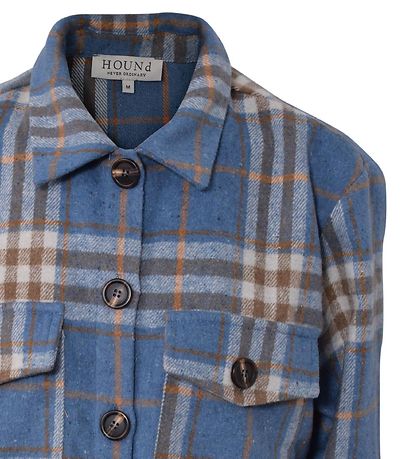 Hound Jacket - Plaid - Light Blue w. Check