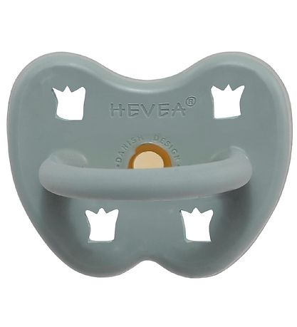 Hevea Dummy - 3-36 mths - Natural rubber - Gorgeous Grey w. Crow