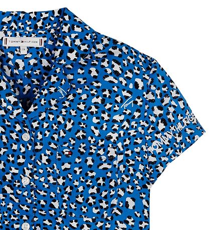 Tommy Hilfiger Skyrta - Blár Leopard
